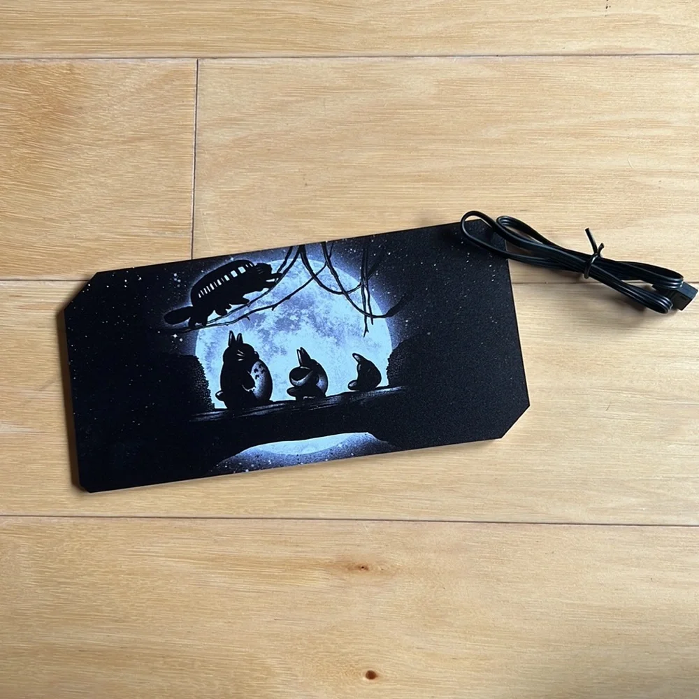 Totoro RGB GPU Backplate with Vent Cut Outs and ARGB (Addressable LEDs) - Picture 7 of 7